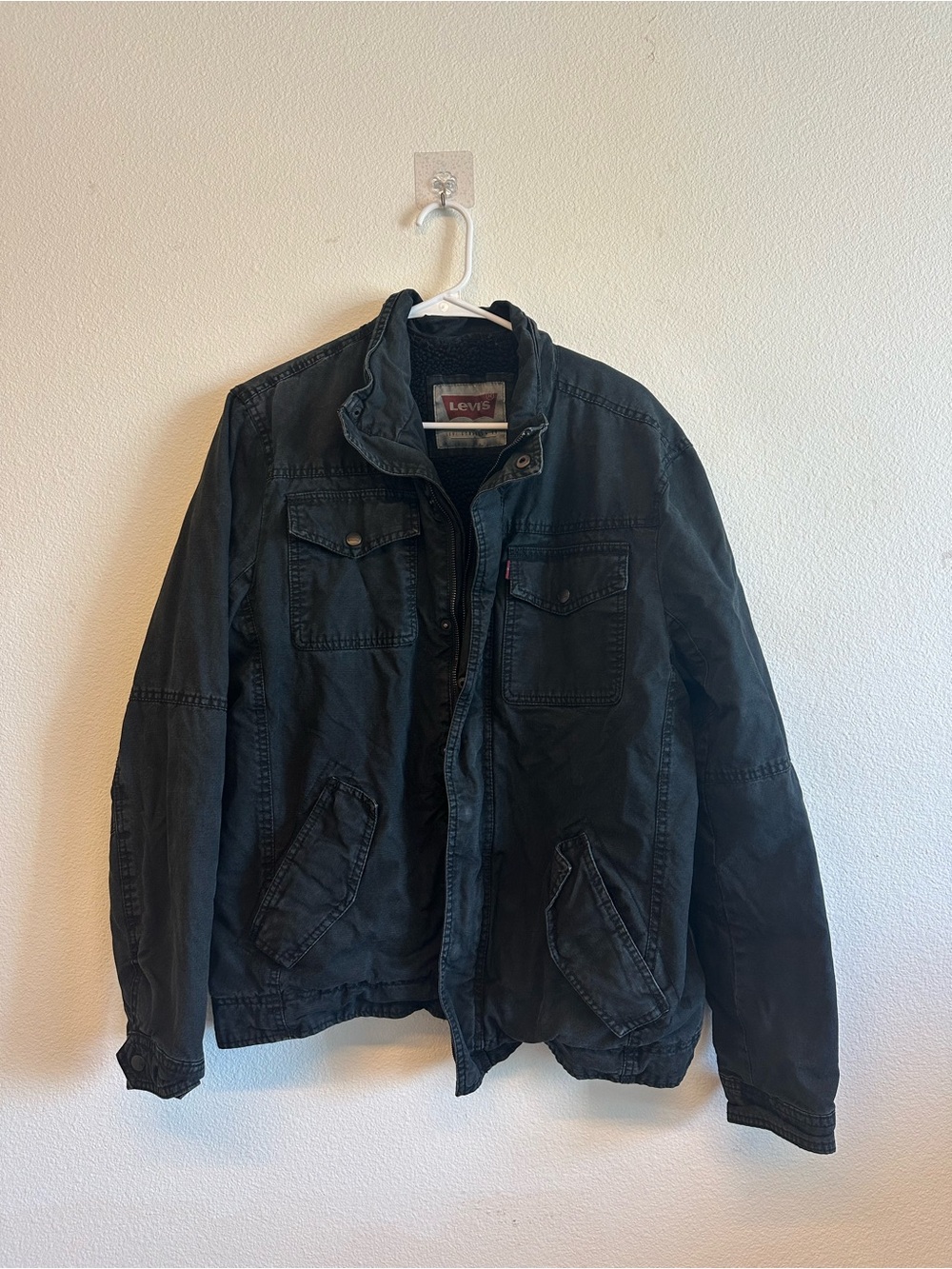 Levi's Black Military-Inspired Field Jacket